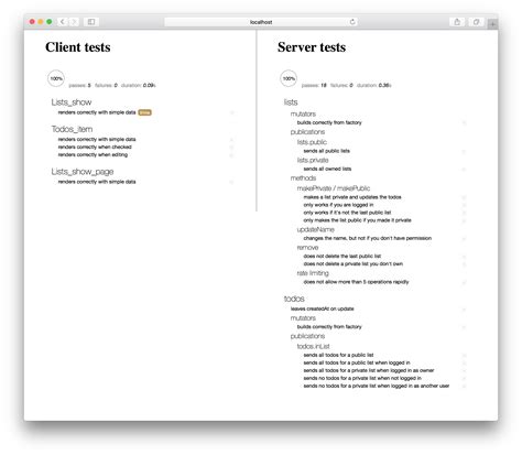 meteor js test package|meteor testing ui.